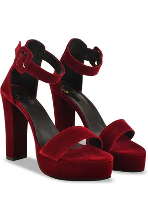 Shoetopia Girls Open Toe Ankle Loop Block Sandals with Buckles