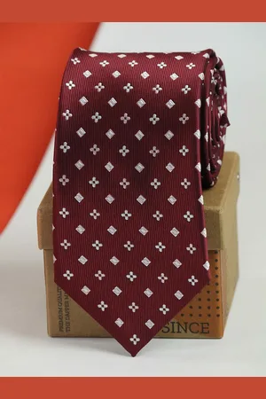 Tossido Men Woven Design Broad Tie