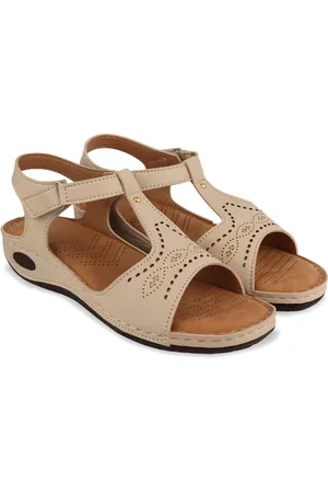 Shoetopia Girls Platform Sandals with Laser Cuts