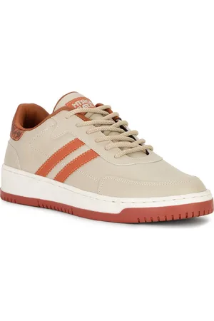 North Star Women Striped Round Toe Lace Up Sneakers