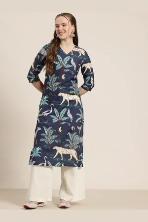 HERE&NOW Quirky Printed Kurta