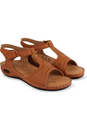 Shoetopia Girls Platform Sandals with Laser Cuts