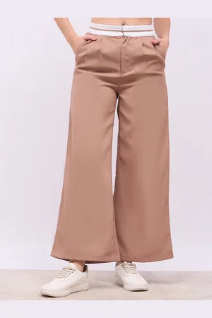 Styli Women Flared High-Rise Trousers