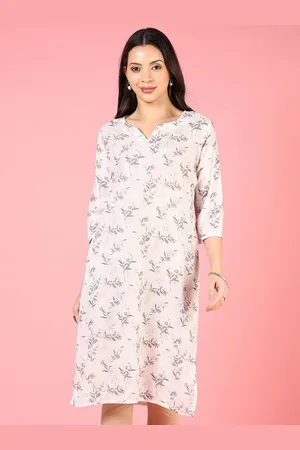 V-Mart Women Quirky Printed Thread Work Kurta