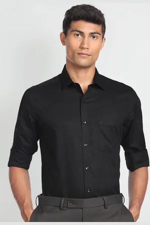 Arrow Geometric Self Design Cotton Formal Shirt