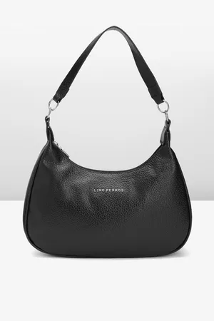 Lino Perros Textured Structured Baguette Bag