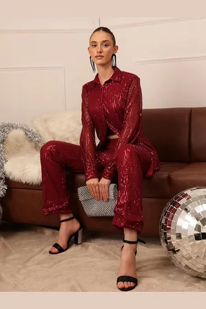 Roadster The Lifestyle Co. Women Spread Collar Solid Party Shirt