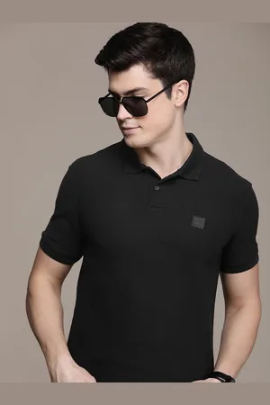 French Connection Polo Collar Pure Cotton T-shirt