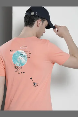 Nautica Men Printed Pure Cotton T-shirt