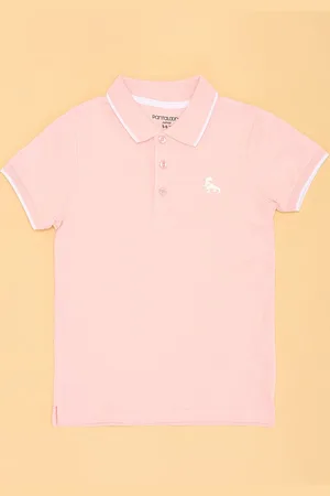 Pantaloons Boys Solid Polo Collar Cotton T-shirt