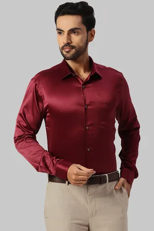 Park Avenue Spread Collar Slim Fit Formal Shirt