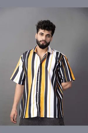 Brown brothers Unisex Relaxed Opaque Printed Casual Shirt