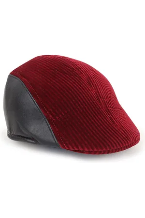 Zacharias Men Striped Woollen Ascot Cap