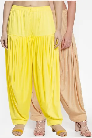 GRACIT Women Pack Of 2 Solid Loose-Fit Patialas