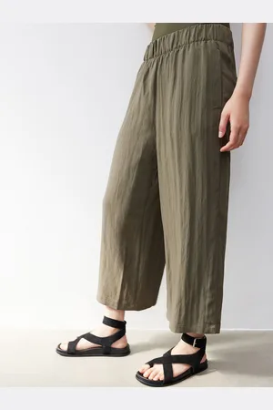 H&M Women Mid-Rise Loose Fit Pull-On Culottes