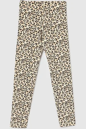 Max Collection Girls Printed Cotton Ankle-Length Leggings
