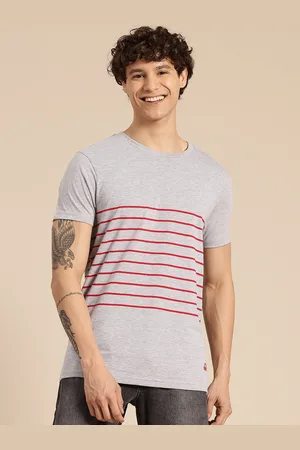 Benetton Horizontally Striped Regular Fit T-shirt