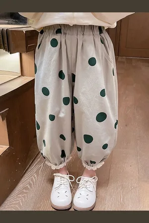 LULU & SKY Girls Printed Loose Fit Joggers Trousers