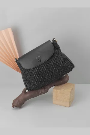All Things Mochi Women Textured Structured Sling Bag