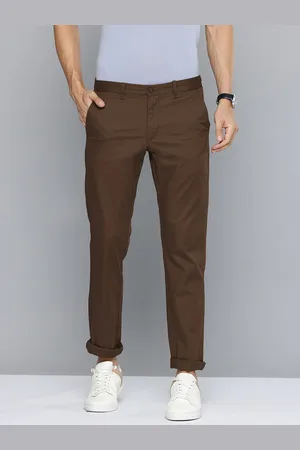 Indian Terrain Men Brooklyn Slim Fit Mid-Rise Chinos Trouser