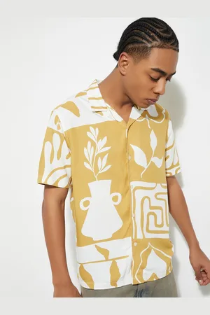 Max Collection Men Opaque Printed Casual Shirt