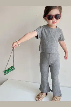 LULU & SKY Girls T-shirt with Trousers