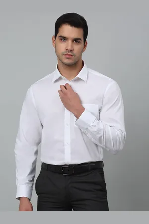 CANTABIL Comfort Regular Fit Spread Collar Long Sleeves Formal Shirt