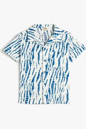 Koton Boys Abstract Printed Pure Cotton Casual Shirt