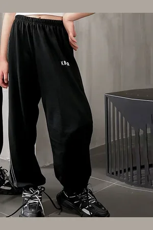 LULU & SKY Unisex Kids Loose Fit High-Rise Trousers