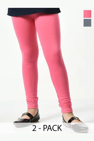 KAYU Girls Pack Of 2 Ankle Length Leggings
