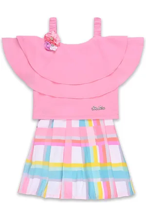 Wish Karo Girls Top with Skirt