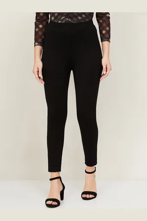 Lifestyle Women Black High-Rise Trousers