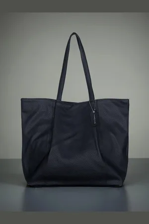 Mast & Harbour PU Oversized Shopper Tote Bag with Tasselled