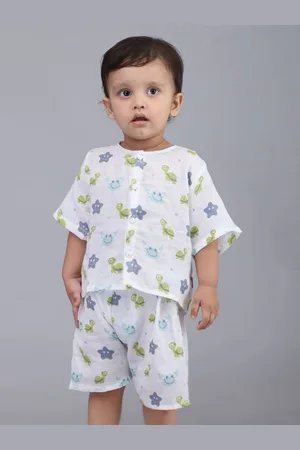 Biglilpeople Unisex Kids Printed Top with Shorts