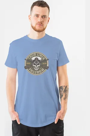 Moda Rapido Men Graphic Printed Round Neck Regular Fit T-shirt