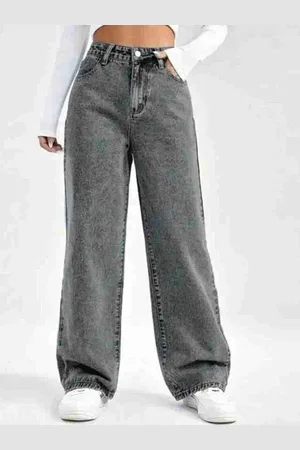BAESD Women Comfort Wide Leg Light Fade Stretchable Jeans
