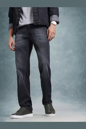 Roadster The Life Co. Men Whiskers & Chevrons Light Fade Stretchable Jeans