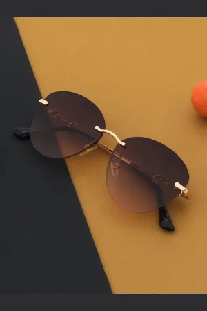 Ted Smith Women Aviator Sunglasses with UV Protected Lens TSS-SHORSY_C6-Brown