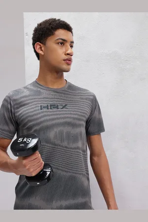 HRX Rapid-Dry Brand Logo Print Training T-shirt