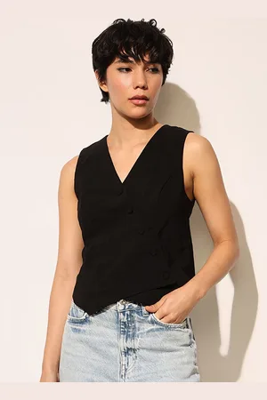 ONLY V-Neck Sleeveless Slim Fit Vest Top