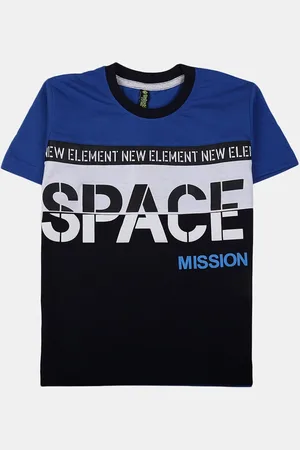 V-Mart Boys Typography Printed Cotton T-shirt