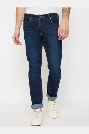 Duke Men Slim Fit Light Fade Stretchable Mid-Rise Jeans