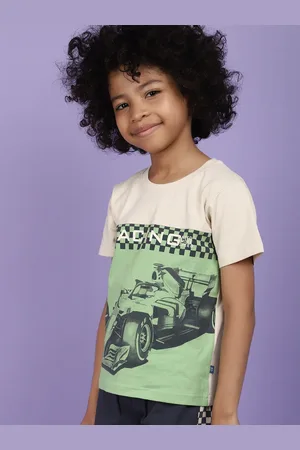 V-Mart Boys Printed T-shirt with Shorts