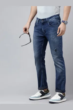 SPYKAR Men Rover Fit Light Fade Low Distress Light Fade Stretchable Jeans