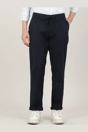 DRAGON HILL Men Urban Slim Tapered Fit Chinos Trousers