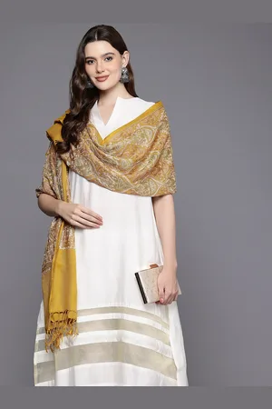 Cayman Woven Design Woollen Stole