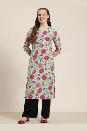 HERE&NOW Floral Printed Kurta