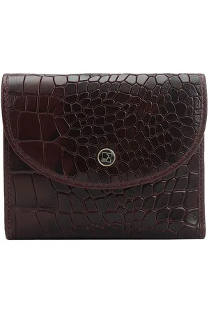 Da Milano Women Leather Three Fold Wallet