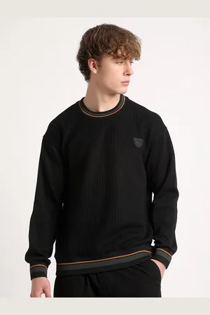 The Bear House Self Design Round Neck Sweatshirt