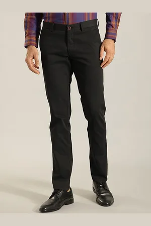 Indian Terrain Men Brooklyn Slim Fit Formal Trousers